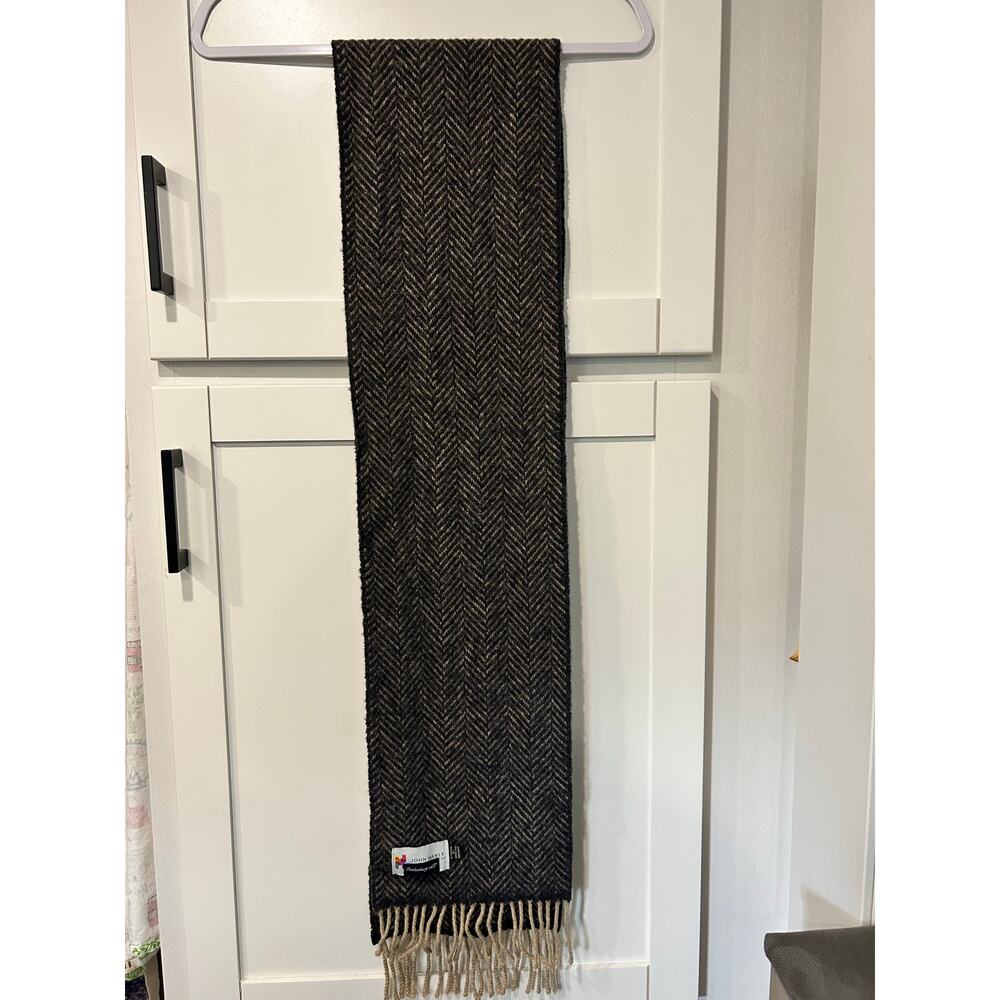 John Hanly Rothenburg Scarf Mens 70 x 8.5 Ireland Old Money Casual Frat Academia